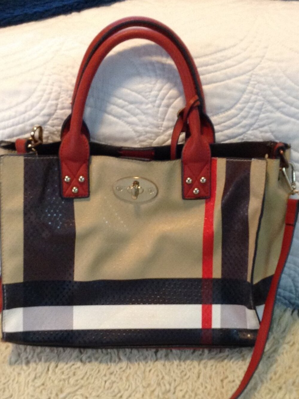 British Tartan Vegan Crossbody Shoulder Bag Scottish Boho Vibes QE2 Scholastic